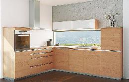 Muebles a Medida - Cocina moderna de haya (Mod  17  ) Fabrica de Muebles de cocina a medida